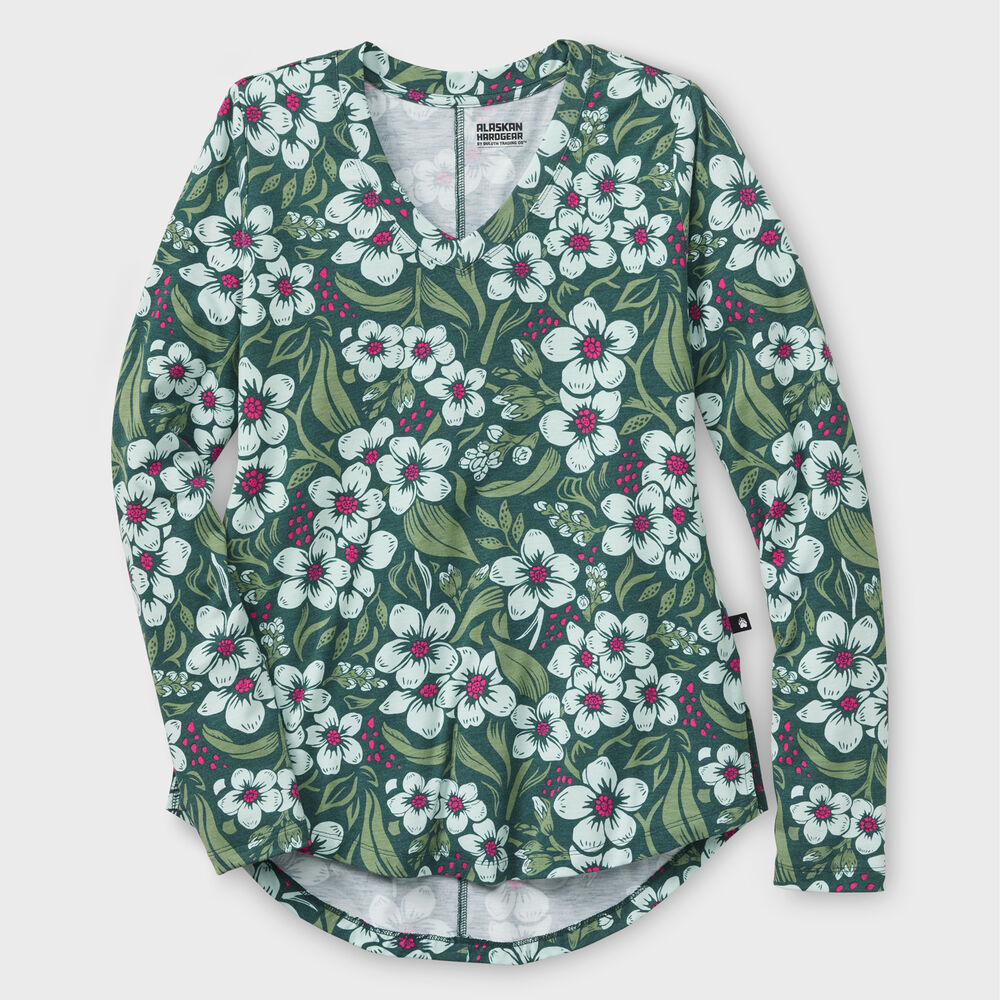 Women's AKHG Renew Bamboo Long Sleeve Tee Main Image