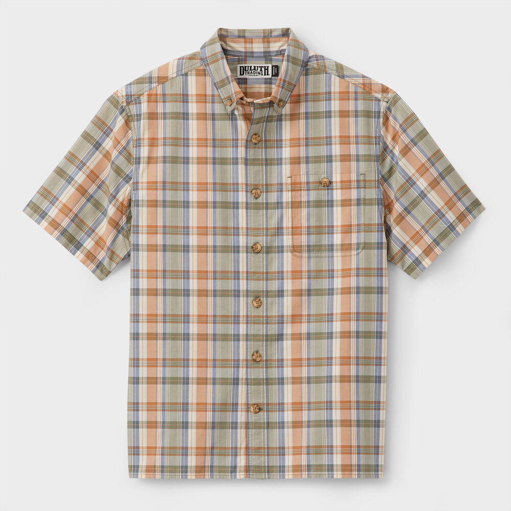 Men's BBQ Slim Fit Short Sleeve Shirt Main Image