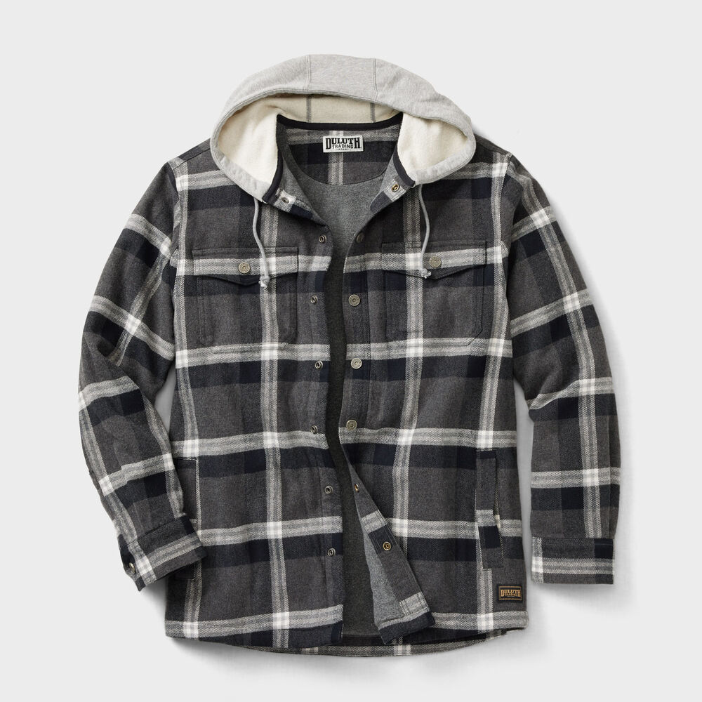 Men's Flapjack Relaxed Fit Hooded Shirt Jac Main Image