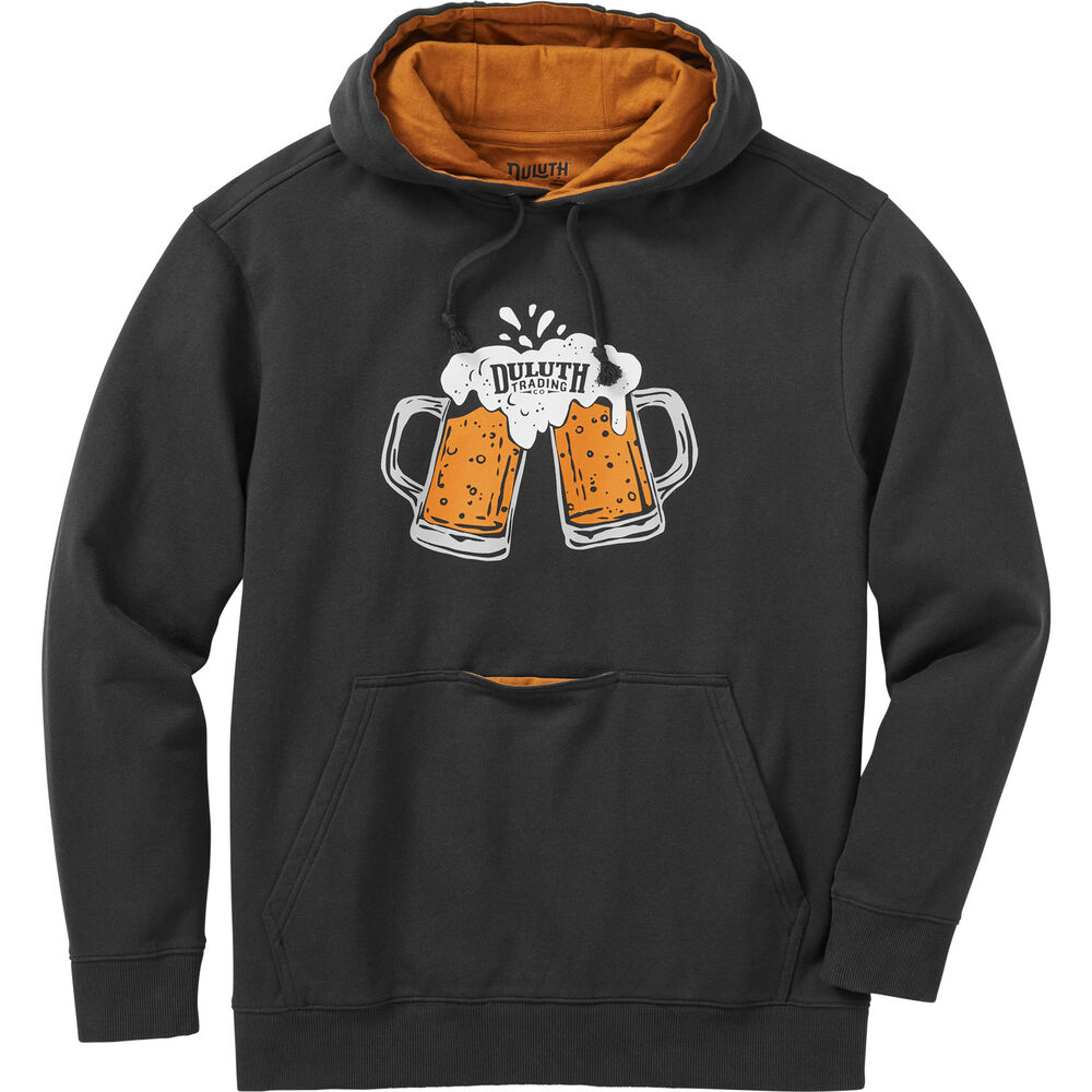Men's Midweight Relaxed Fit Beer Pocket Hoodie Main Image