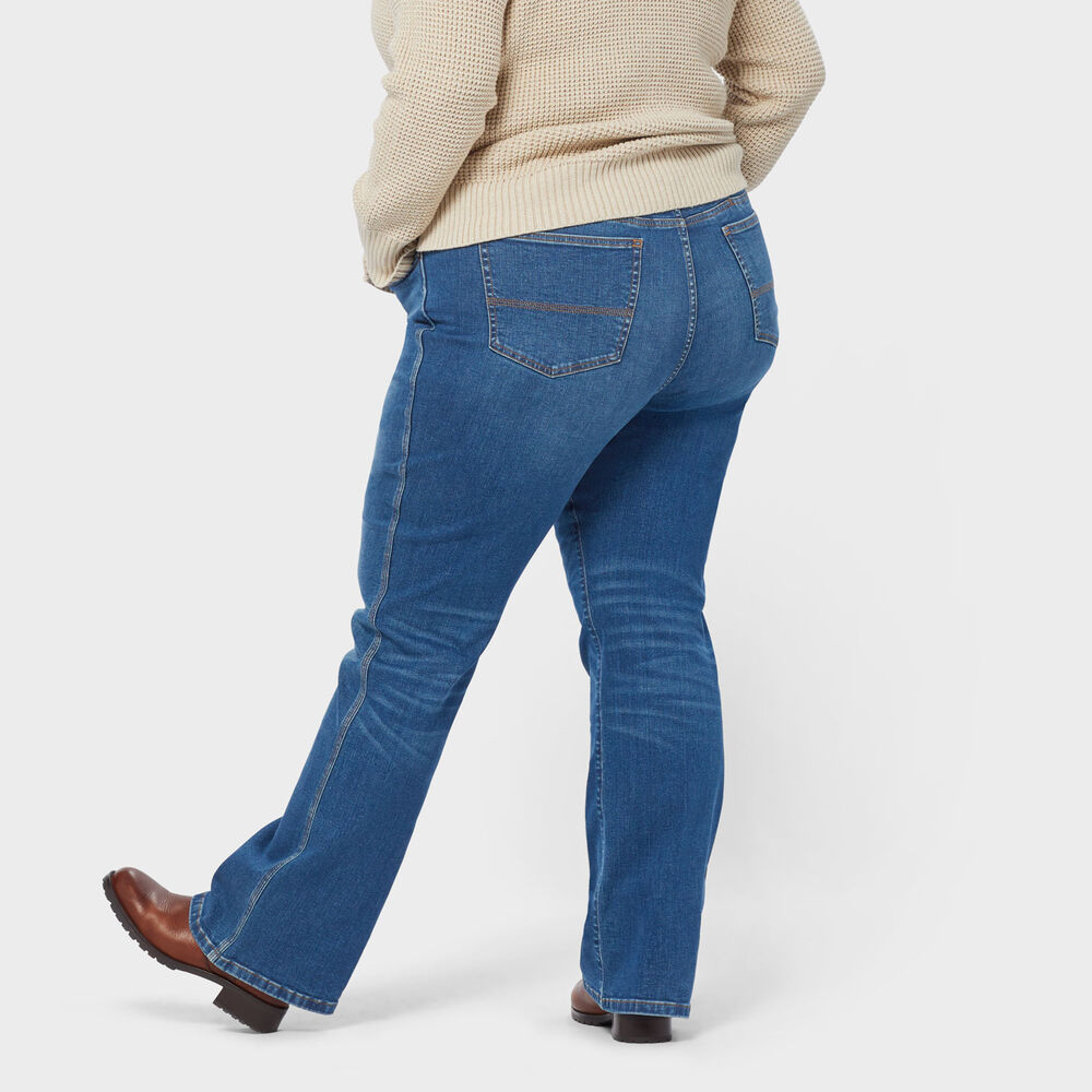 Women's Plus Asset Management Mid-Rise Bootcut Jeans Main Image
