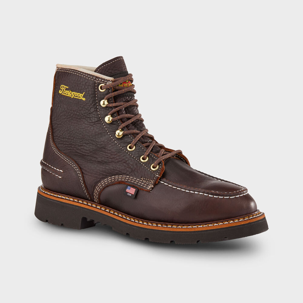 Men's Thorogood 6'' Waterproof Moc Toe Boots Main Image