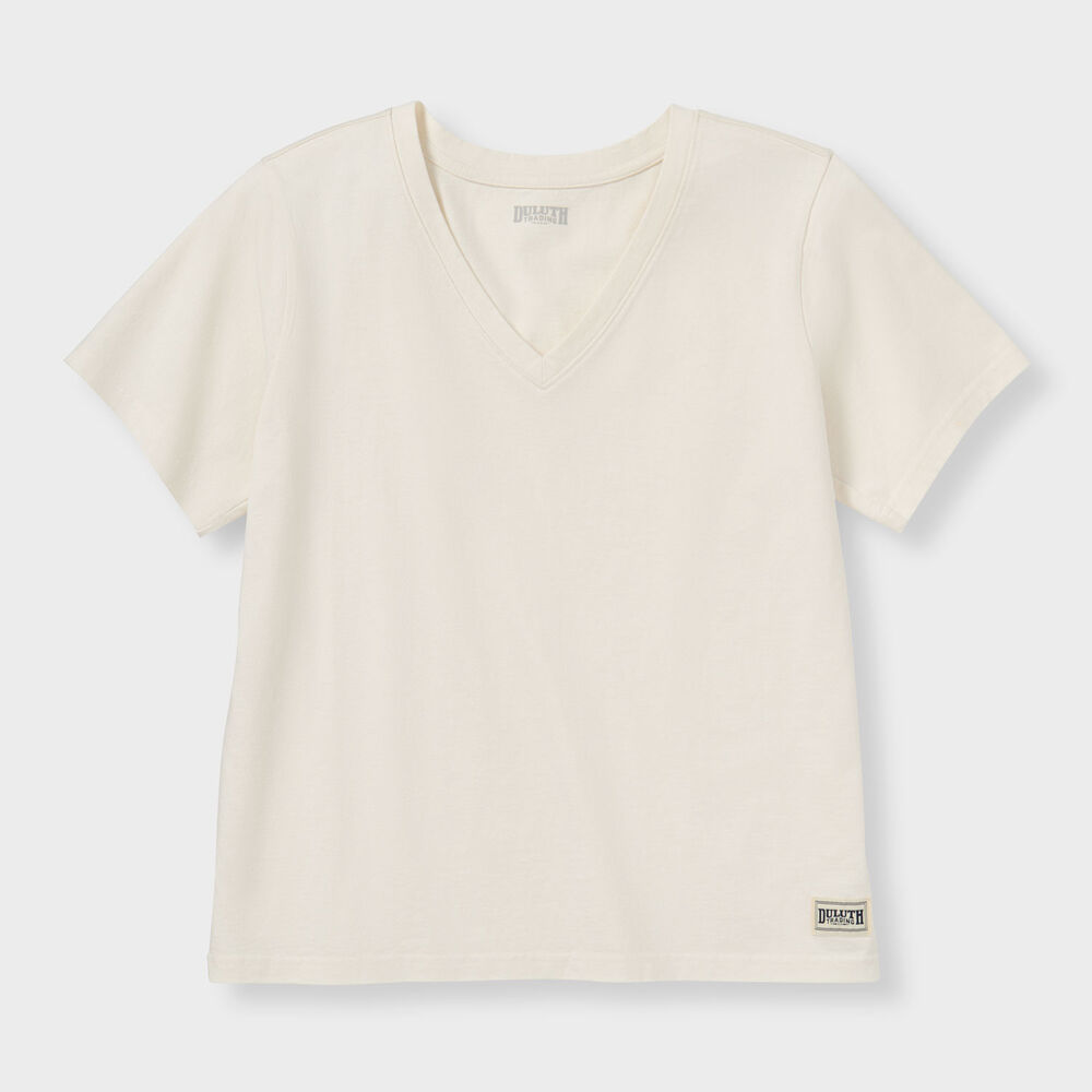 Women's Plus Duluth Heritage Washed V-Neck Tee Main Image
