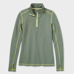 Women's Wickerino Wool Base Layer 1/4 Zip Top
