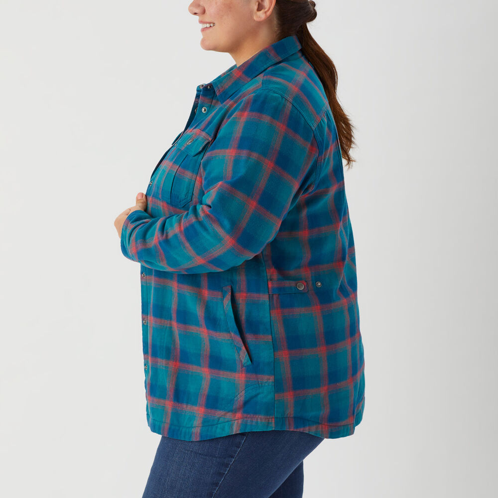 Women's Plus Free Swingin' Lined Flannel Shirt Jac Main Image