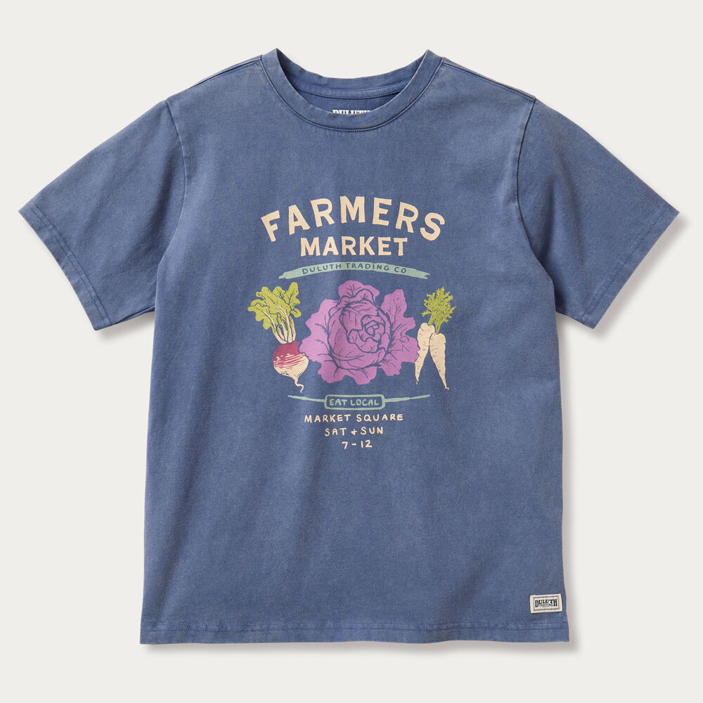 Women's Plus Duluth Heritage Washed Crewneck Tee Main Image