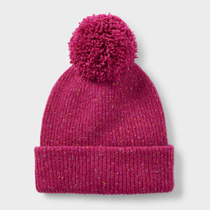 Women's Rib Knit Pom Beanie
