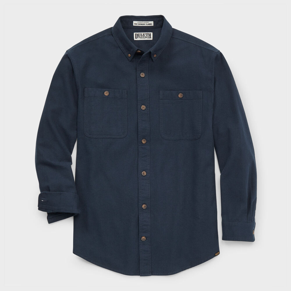 Men's Free Swingin' Flannel Untucked Shirt Main Image