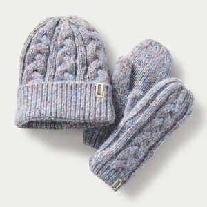 Women's Beanie and Mittens Gift Set