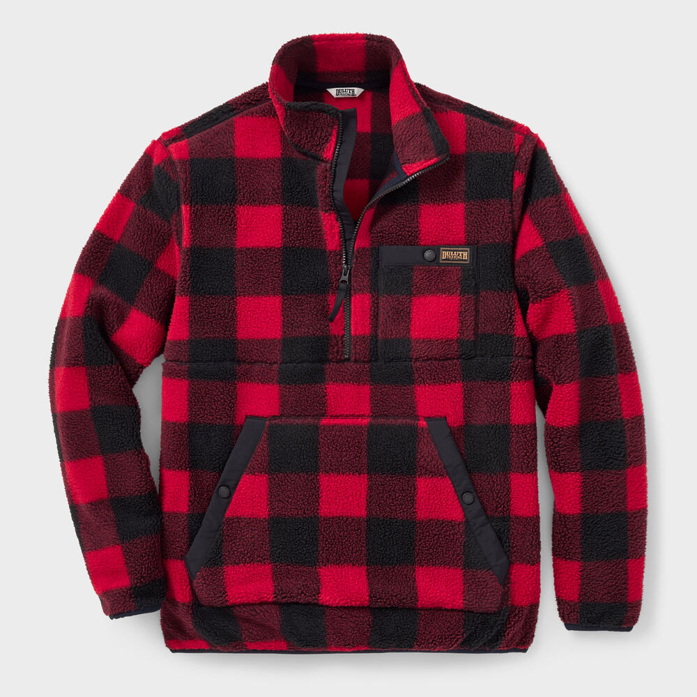 Men's Pile Hi Fleece Half Zip Mock Neck Main Image