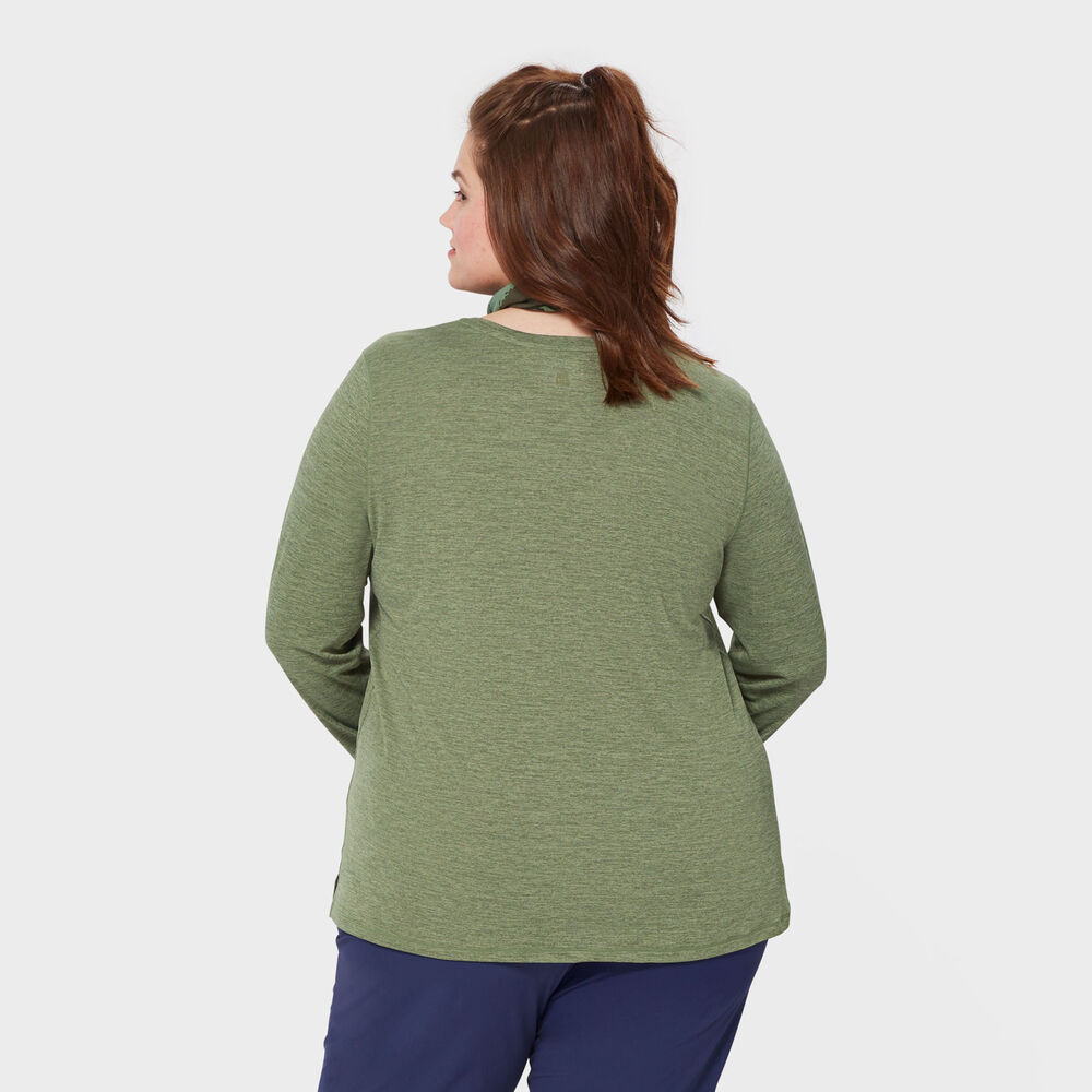Women's AKHG Plus Tun-Dry Long Sleeve T-Shirt Main Image