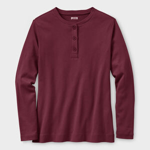 Women's Plus Longtail T Long Sleeve Henley