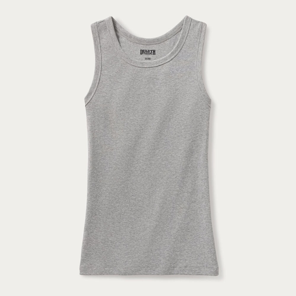Women's No-Yank Luxe Rib Racerback Tank Main Image