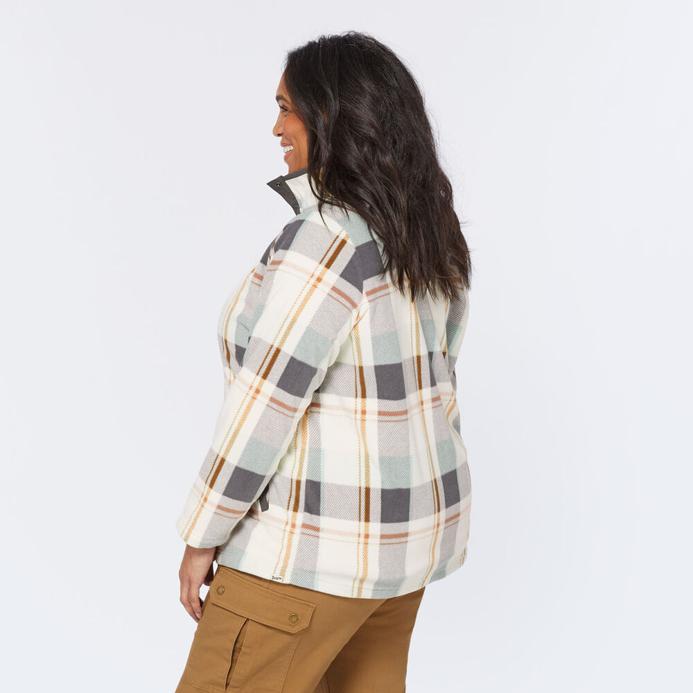 Women's Plus Doubleback Printed Fleece Pullover Main Image