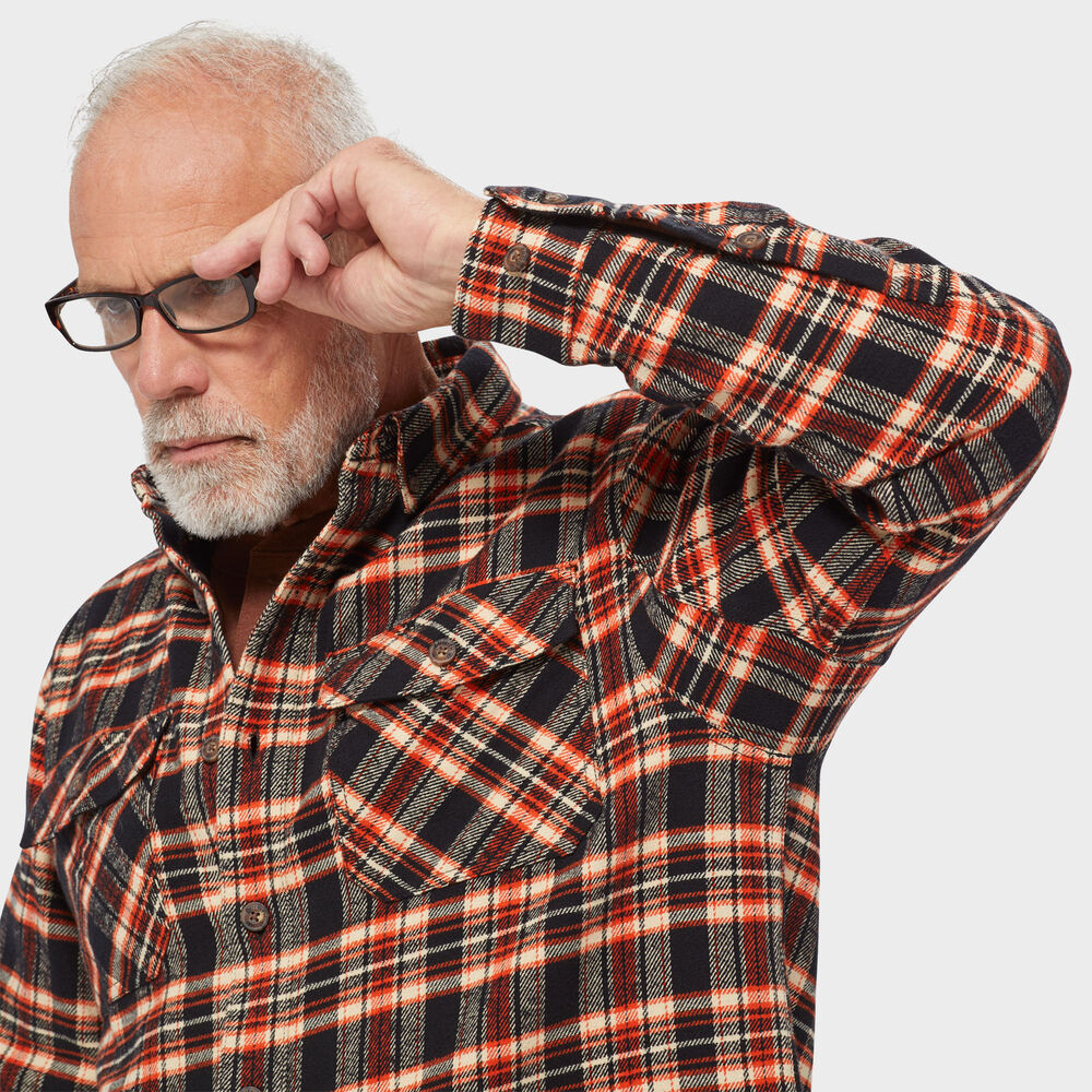 Men's Burlyweight Flannel Relaxed Fit Shirt Main Image