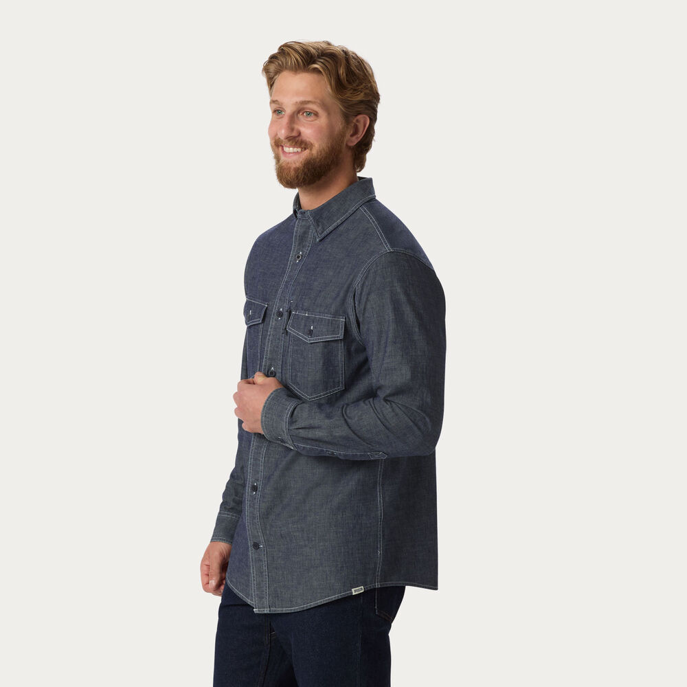 Men's No Quit Utility Standard Fit Chambray Shirt Main Image
