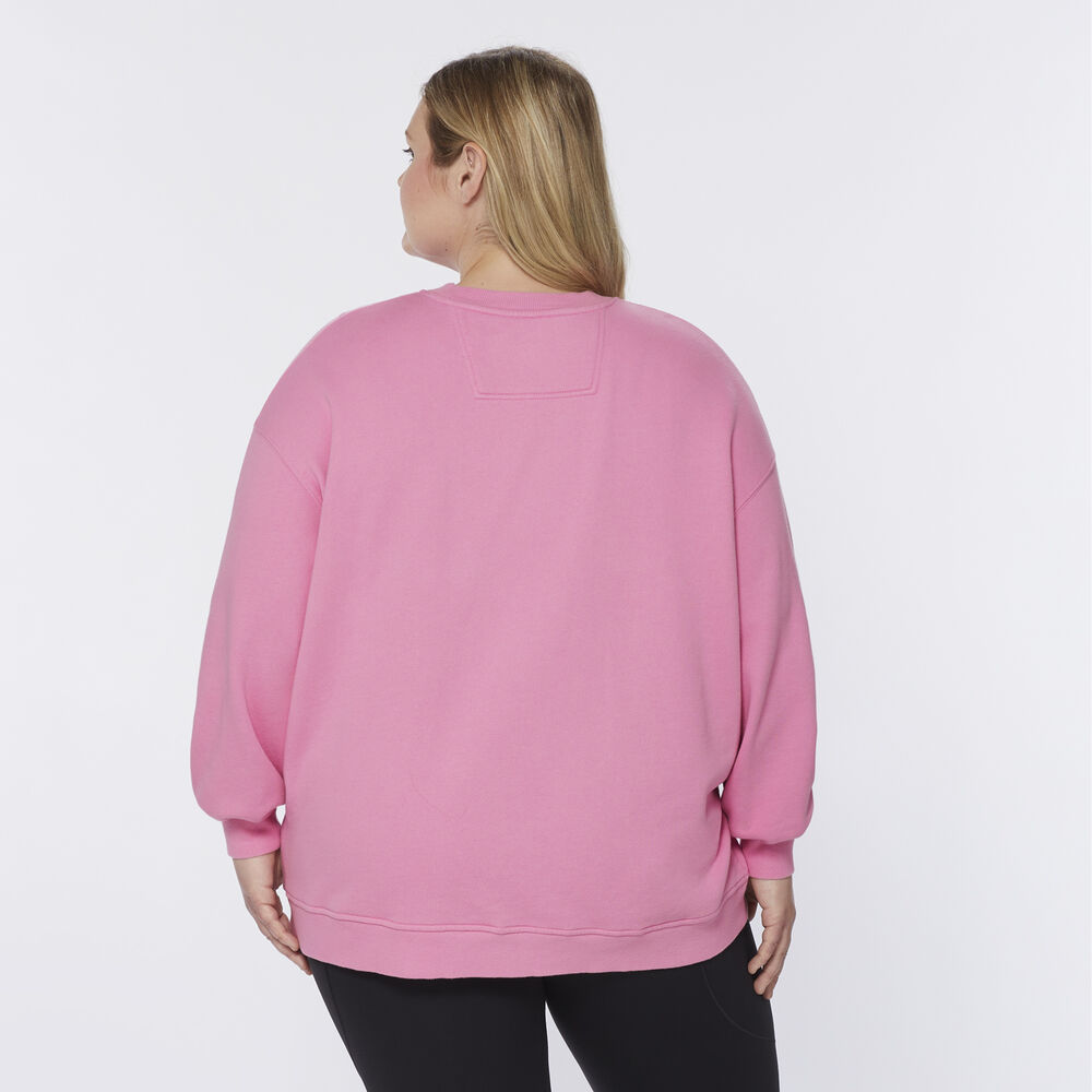 Women's Plus AKHG Crosshaul Oversized Crew Sweatshirt Main Image