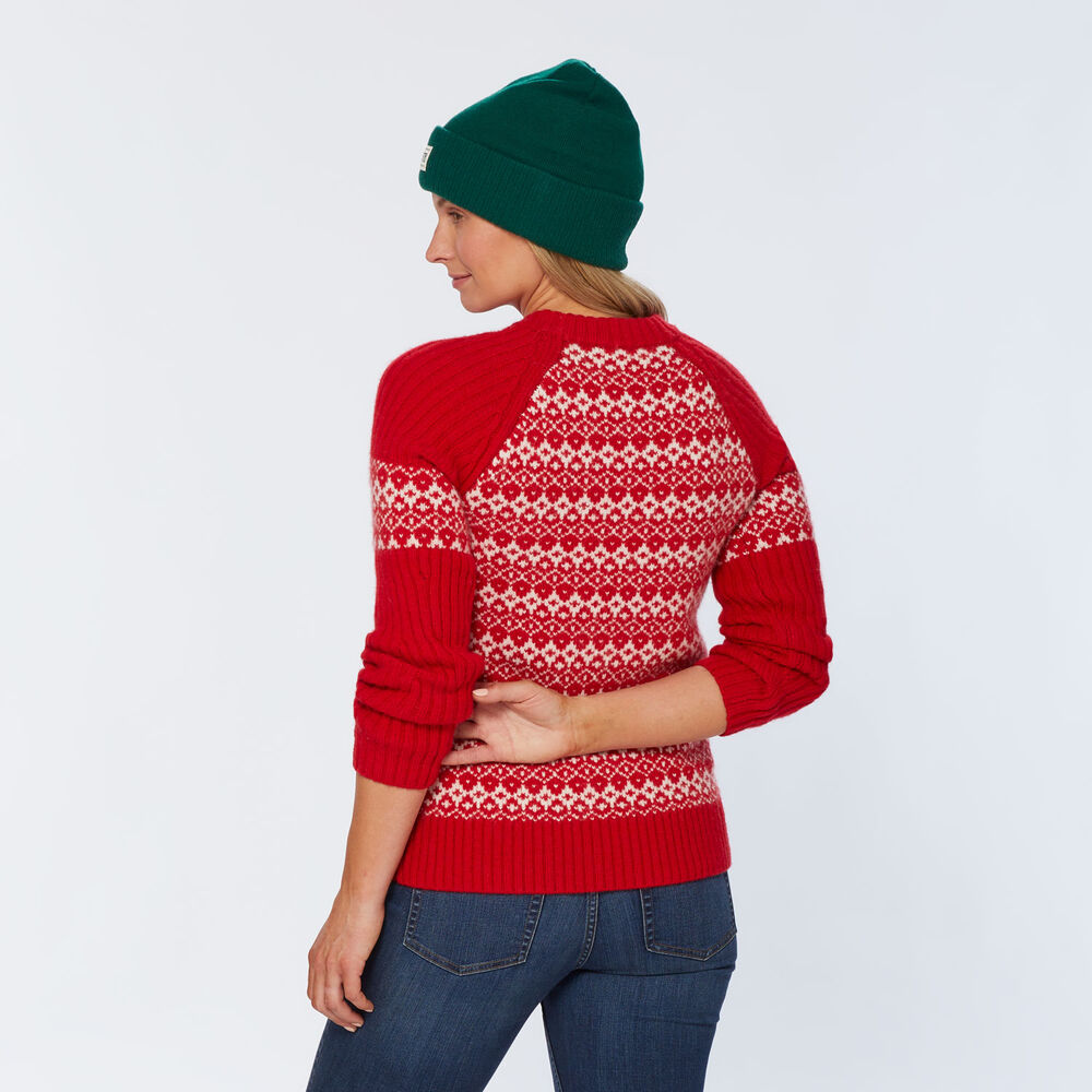 Women's Woolpaca Jacquard Crew Sweater Main Image