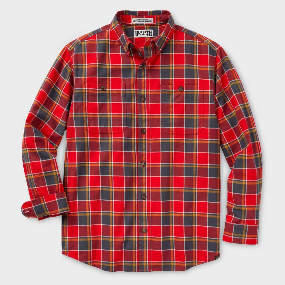 Men's Free Swingin' Flannel Relaxed Fit Shirt Main Image
