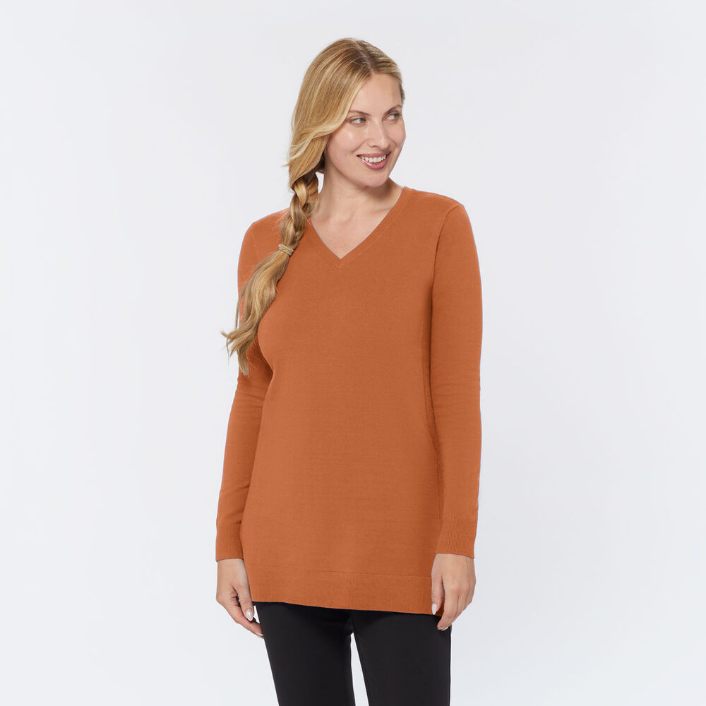 Women's Shiftless V-Neck Tunic Sweater Main Image