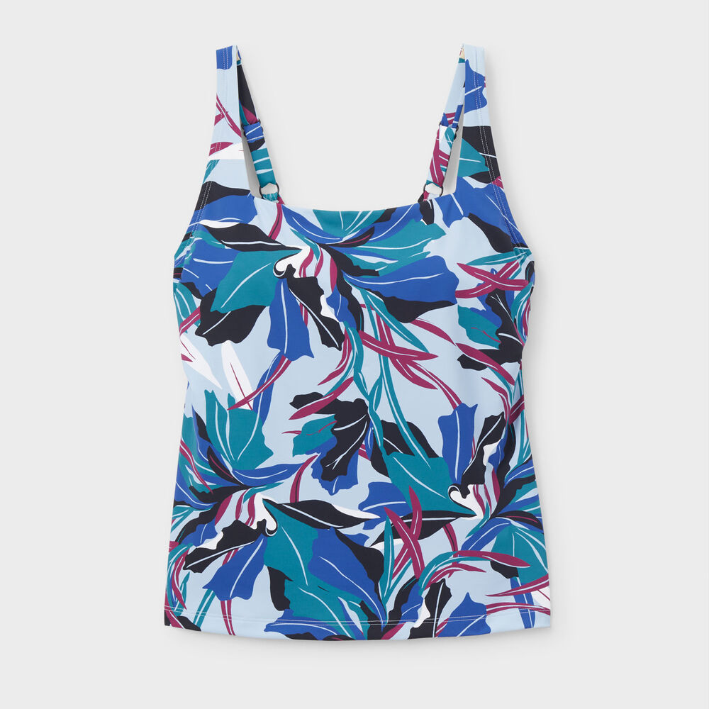 Women's Plus AKHG Lost Lake Built-In Bra Tankini BFX 18W Main Image