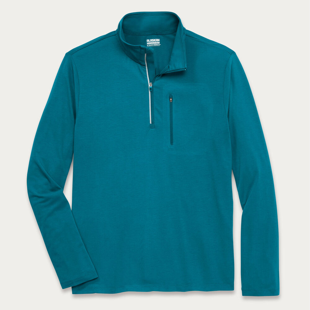 Men's AKHG Renew Bamboo 1/4 Zip Mock Main Image