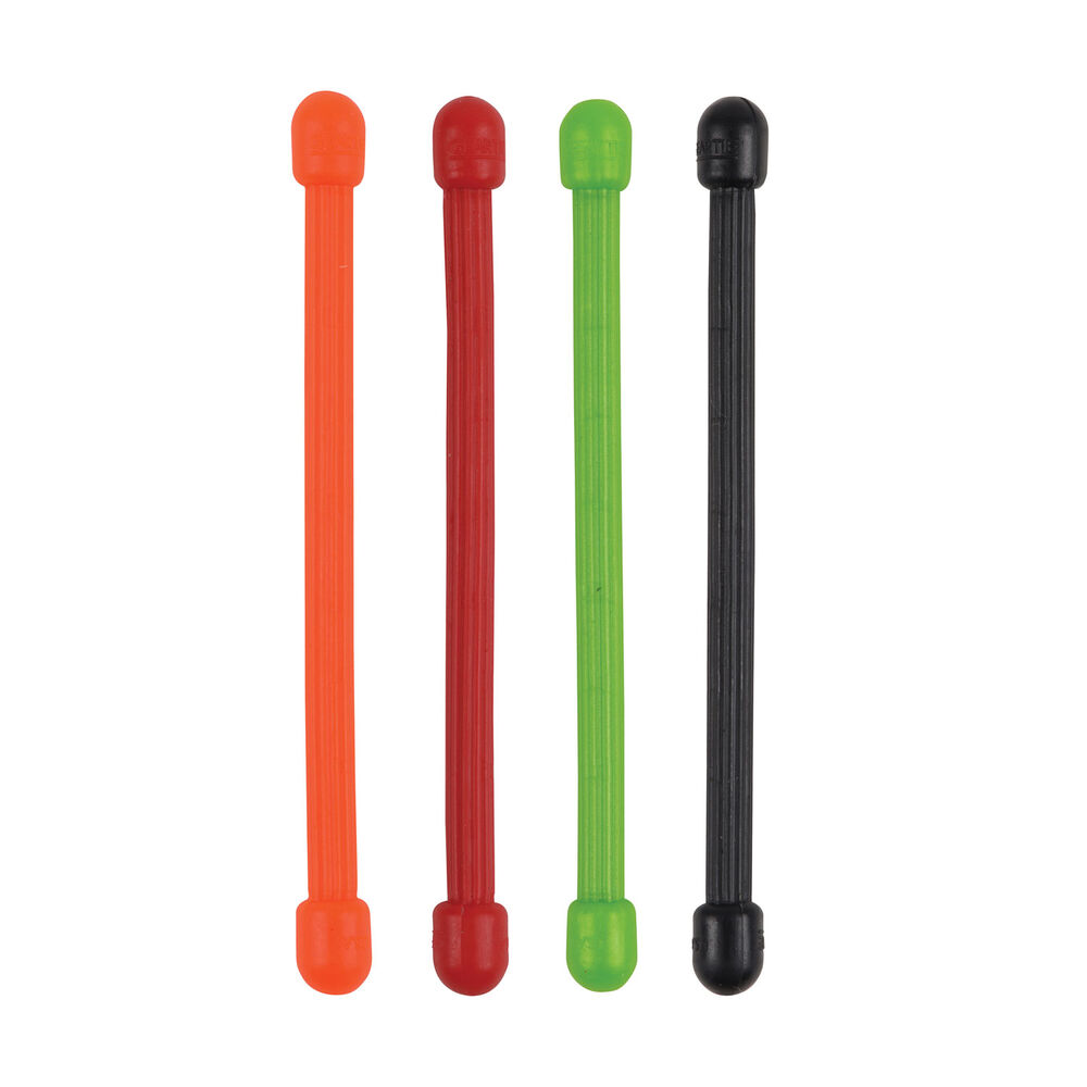 NiteIze Gear Tie Reusable Rubber Twist Tie 3 Inch - 4 Pk. AST Main Image