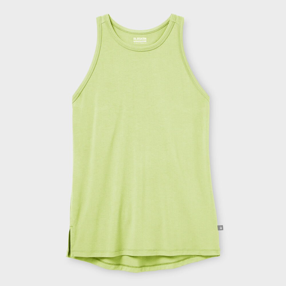 Women's AKHG Renew Bamboo Racerback Tank SHW LRG Main Image