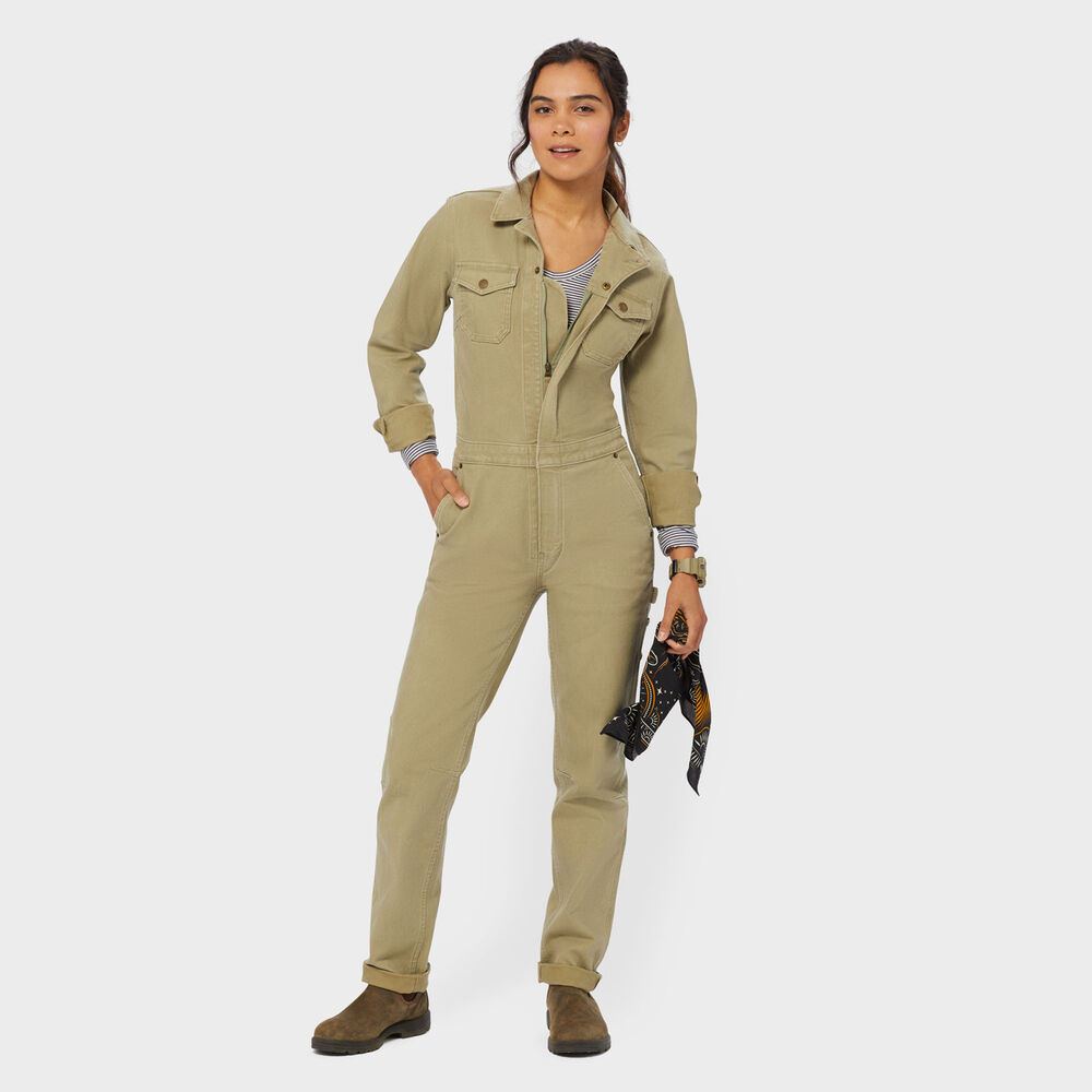 Women's VintageFlex Fire Hose Straight Leg Coveralls Main Image