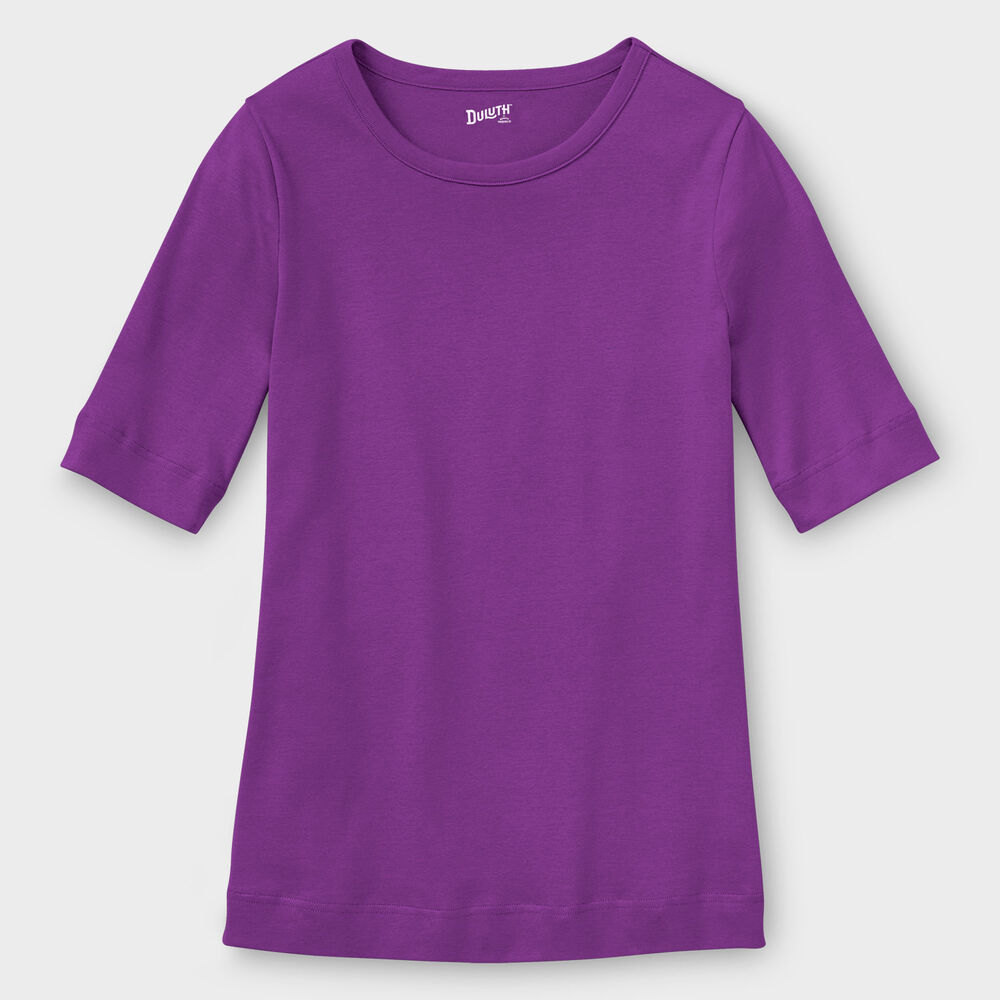 Women's Longtail T Elbow Sleeve Scoopneck Main Image
