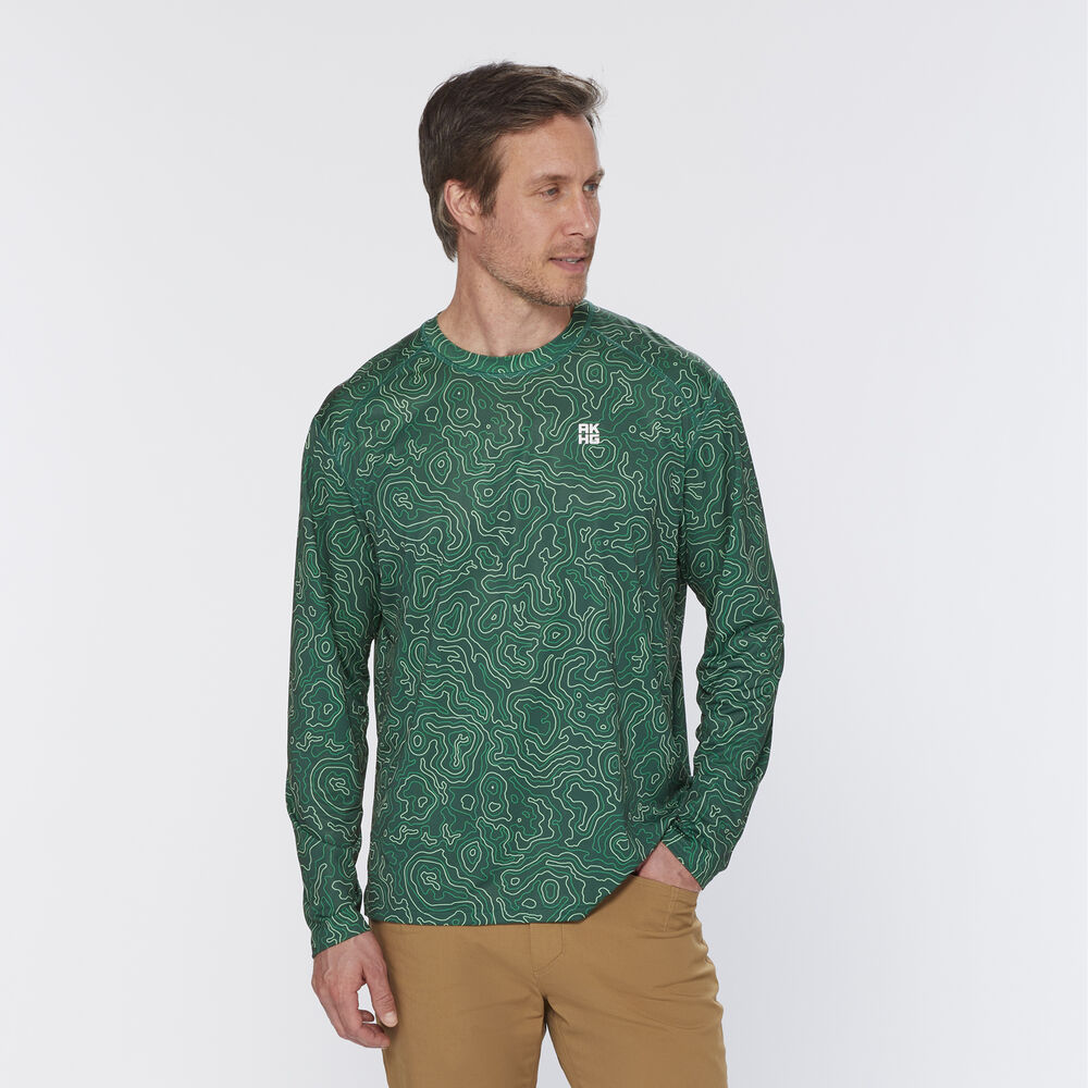 Men's AKHG Tun-Dry Relaxed Fit Long Sleeve Shirt Main Image
