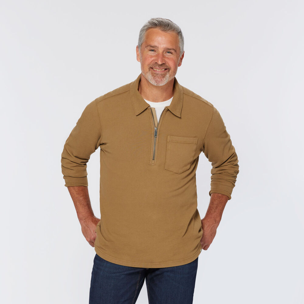 Men's Rugby Knit 1/2 Zip Pullover Main Image
