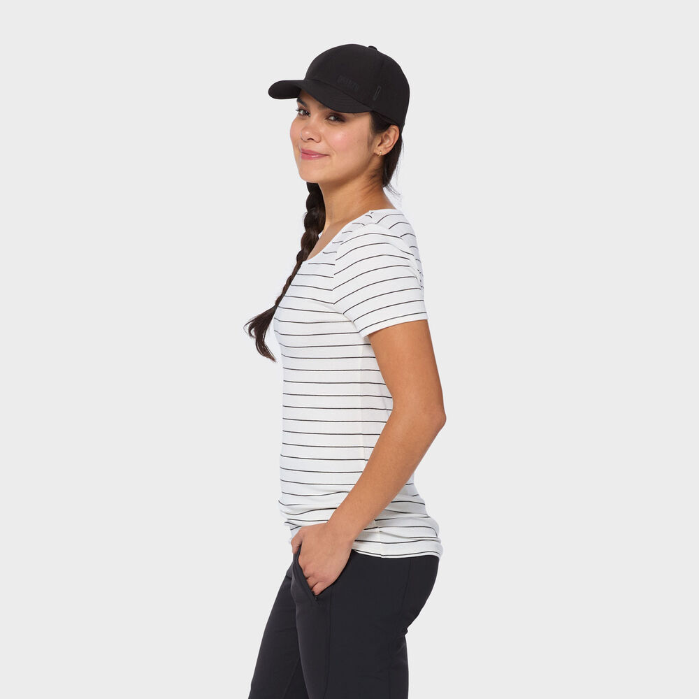 Women's No-Yank Luxe Rib Short Sleeve Tee Main Image