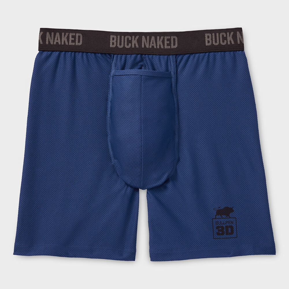 Men's Buck Naked Bullpen 3D Boxer Briefs Main Image