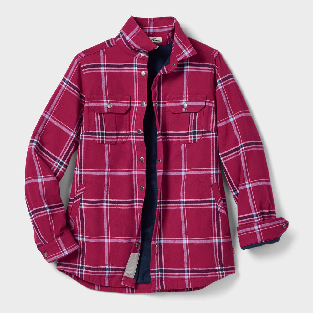 Women's Free Swingin' Lined Flannel Shirt Jac Main Image