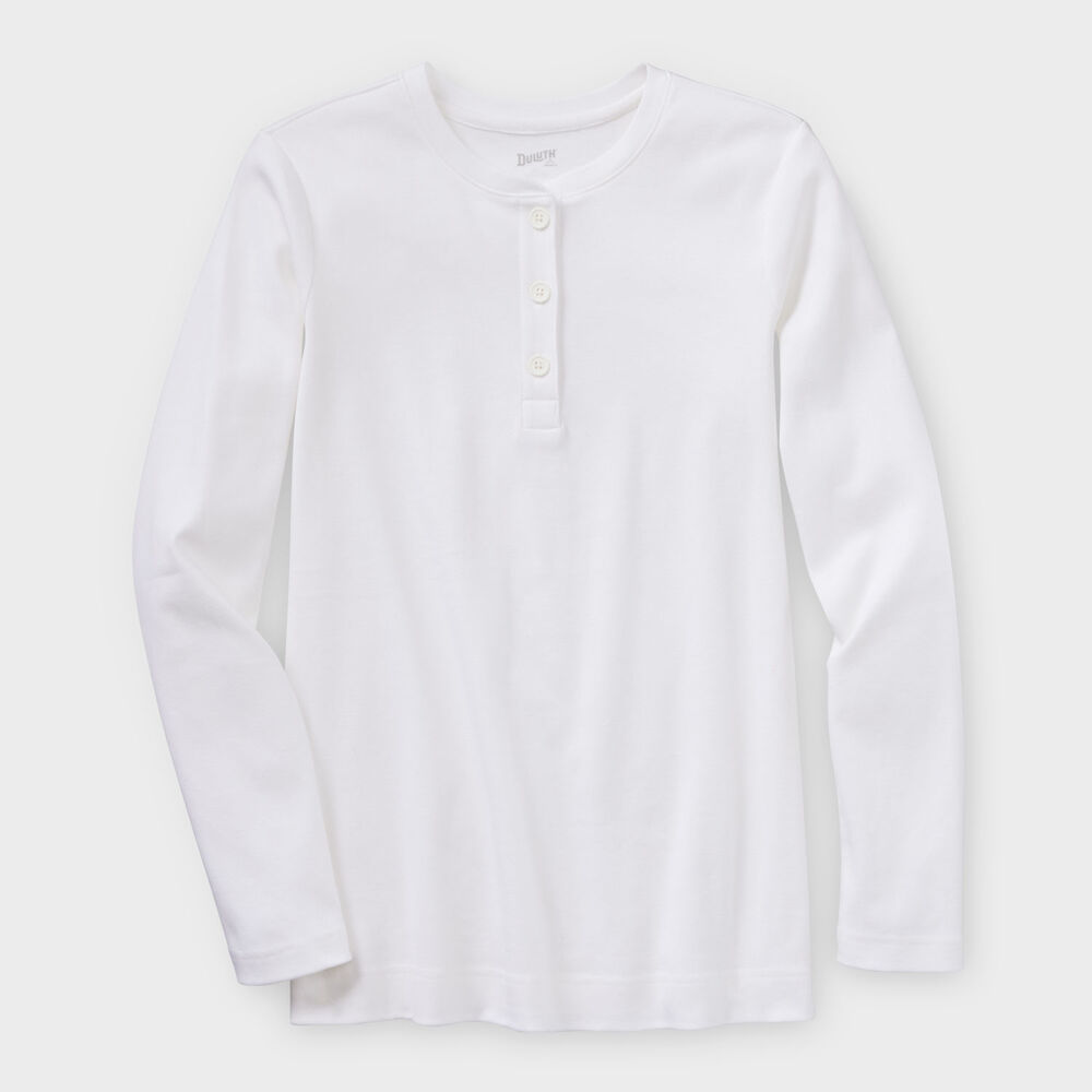 Women's Longtail T Long Sleeve Henley Main Image