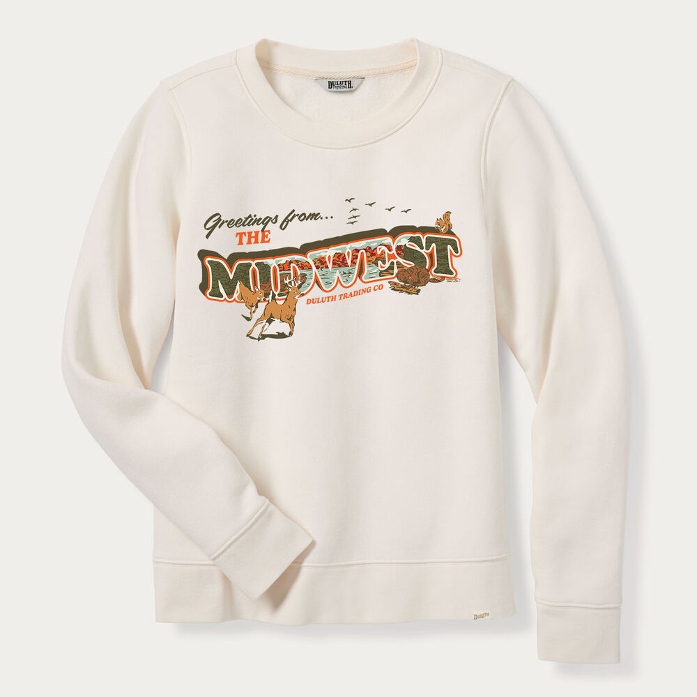 Women's Duluth Heritage Crewneck Sweatshirt Main Image