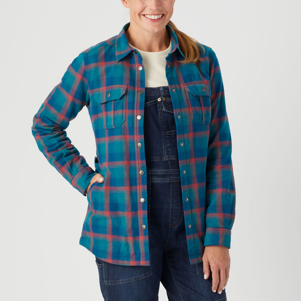 Women's Free Swingin' Lined Flannel Shirt Jac Main Image