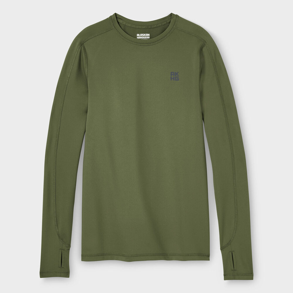 Women's AKHG Boar's Nest Base Layer Crew Shirt Main Image