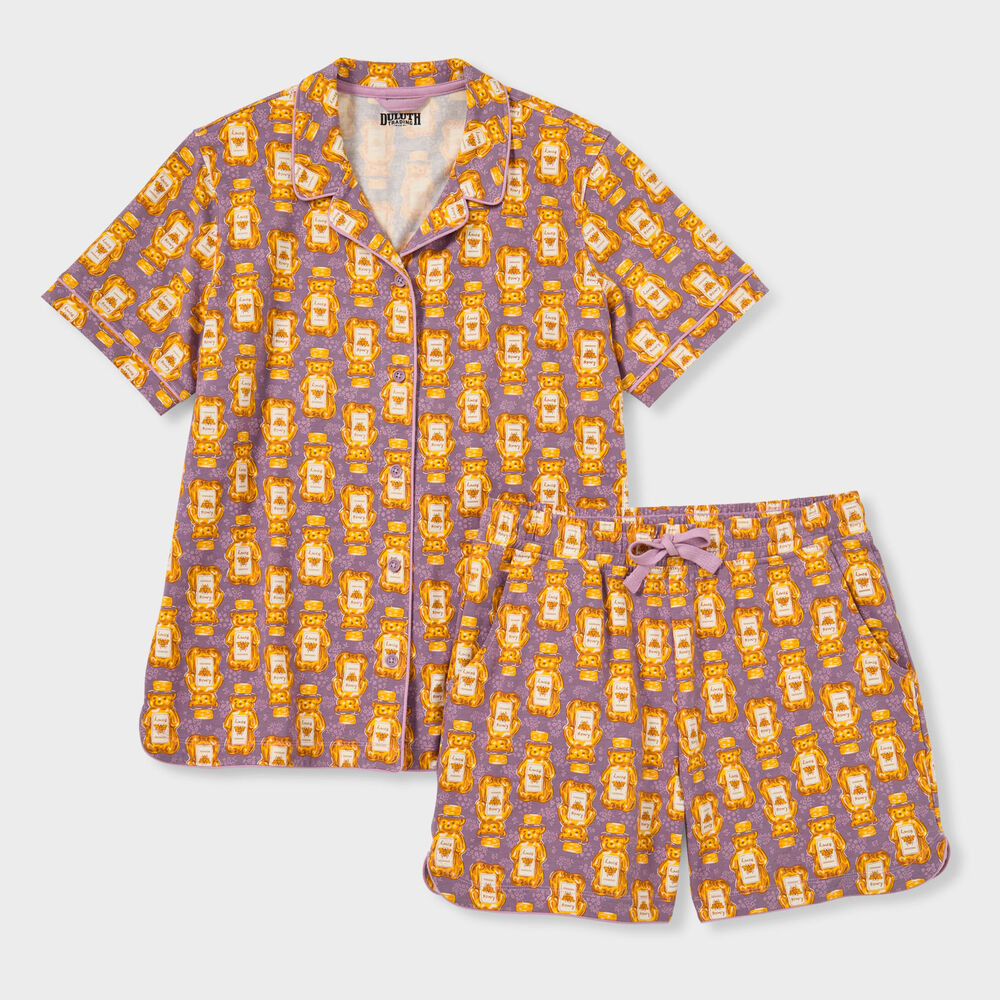 Women's Cotton Knit Printmaker Pajama Set Main Image