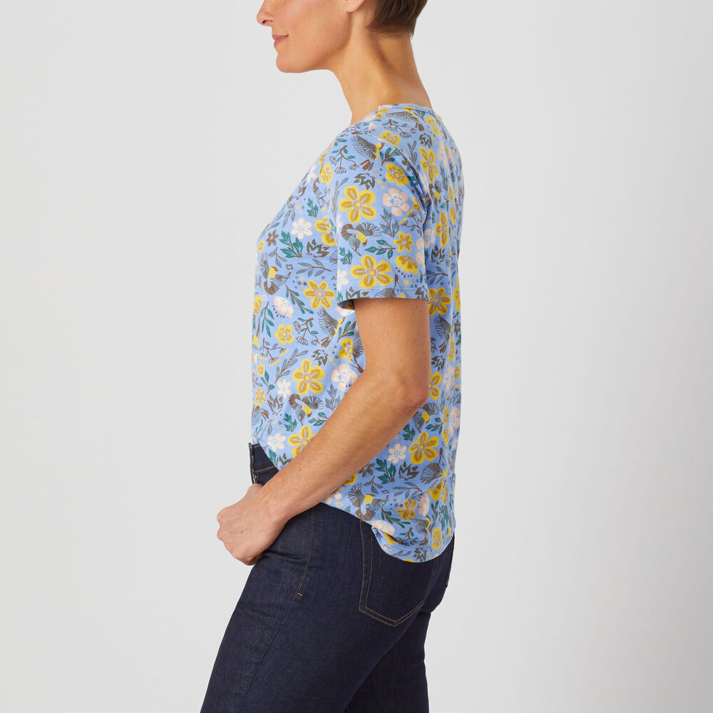 Women's Lightweight Longtail T Smocked Top Main Image