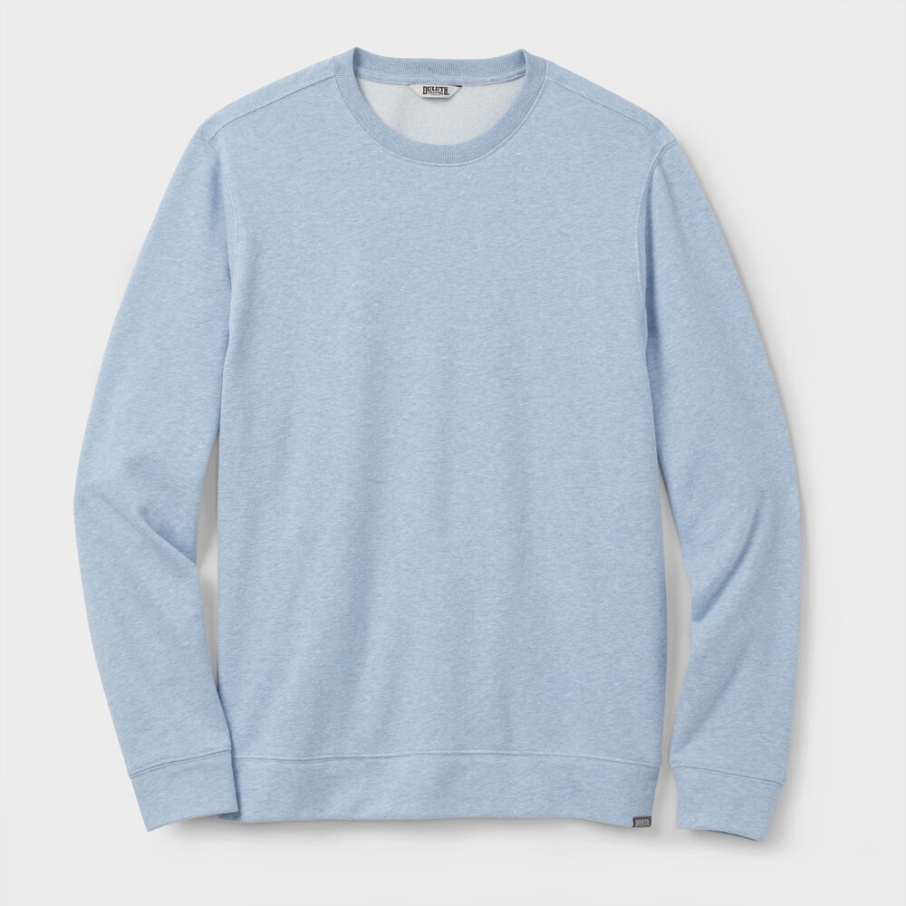 Men's Lazy French Terry Pullover Crew Sweatshirt ANQ XLG Main Image