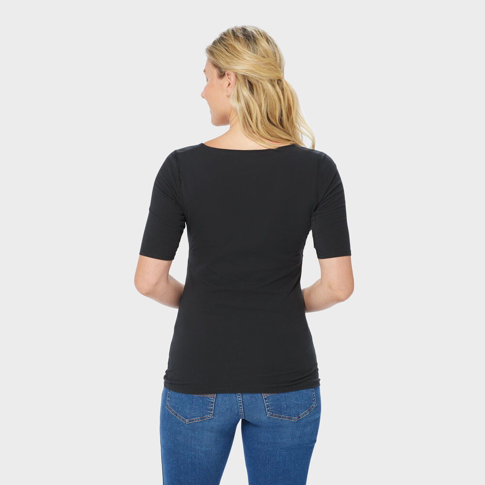 Women's No-Yank Sweater Protector Elbow Sleeve Tee Main Image