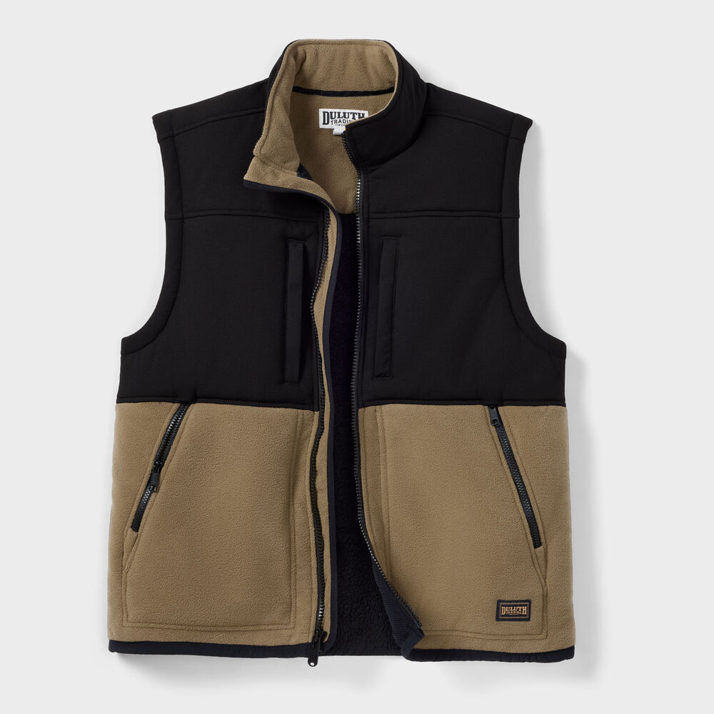Men's Bear Hide Fleece Vest Main Image
