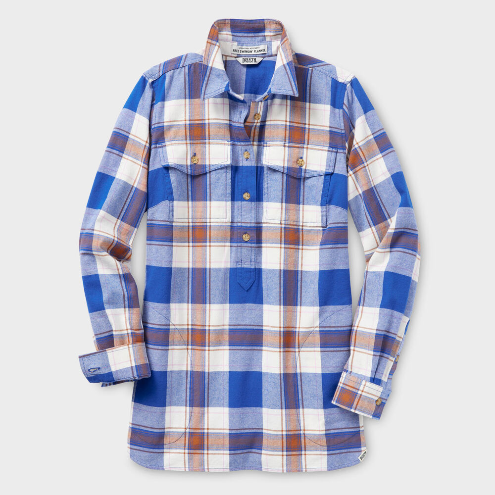 Women's Free Swingin' Flannel Tunic SLZ XSM Main Image