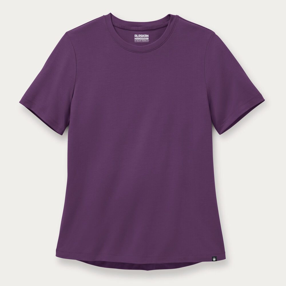 Women's AKHG Plus Renew Bamboo Crewneck Short Sleeve Tee Main Image
