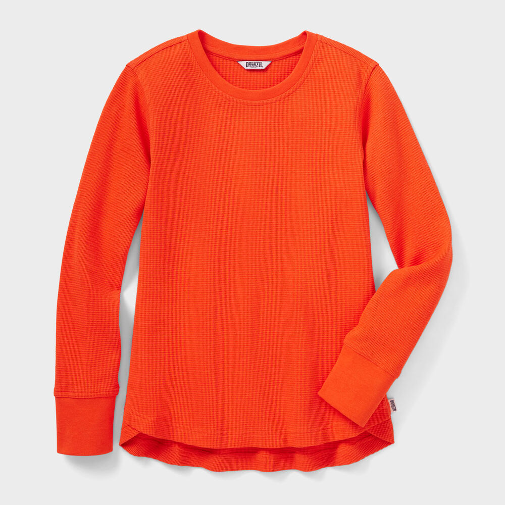 Women's Burly Thermal Long Sleeve Crew Main Image