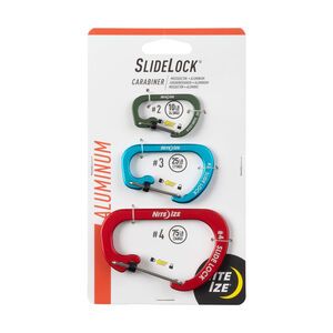 NiteIze SlideLock Carabiner Aluminum Combo - 3 Pk.