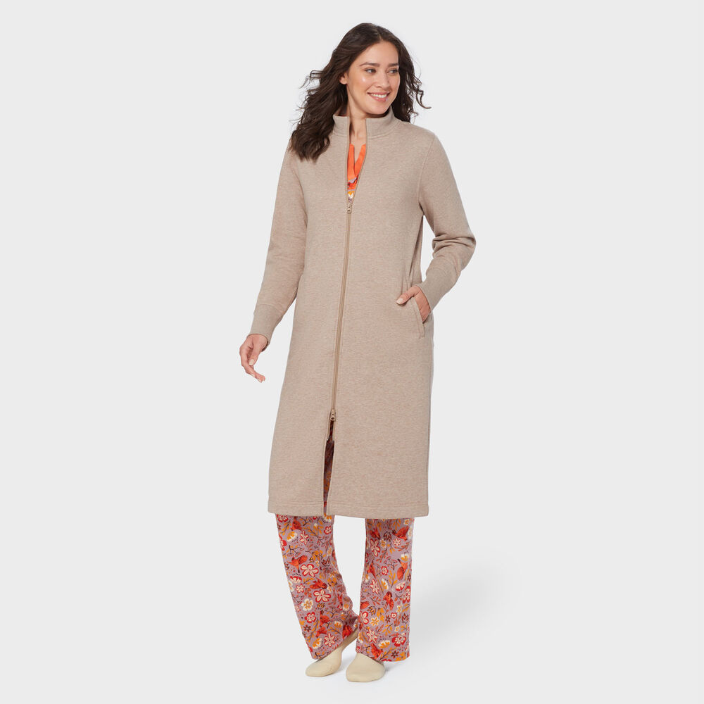 Women's Souped-Up Fleece Zip Up Robe Main Image