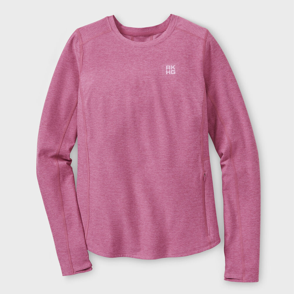 Women's AKHG Meltwater Long Sleeve Crew Shirt Main Image